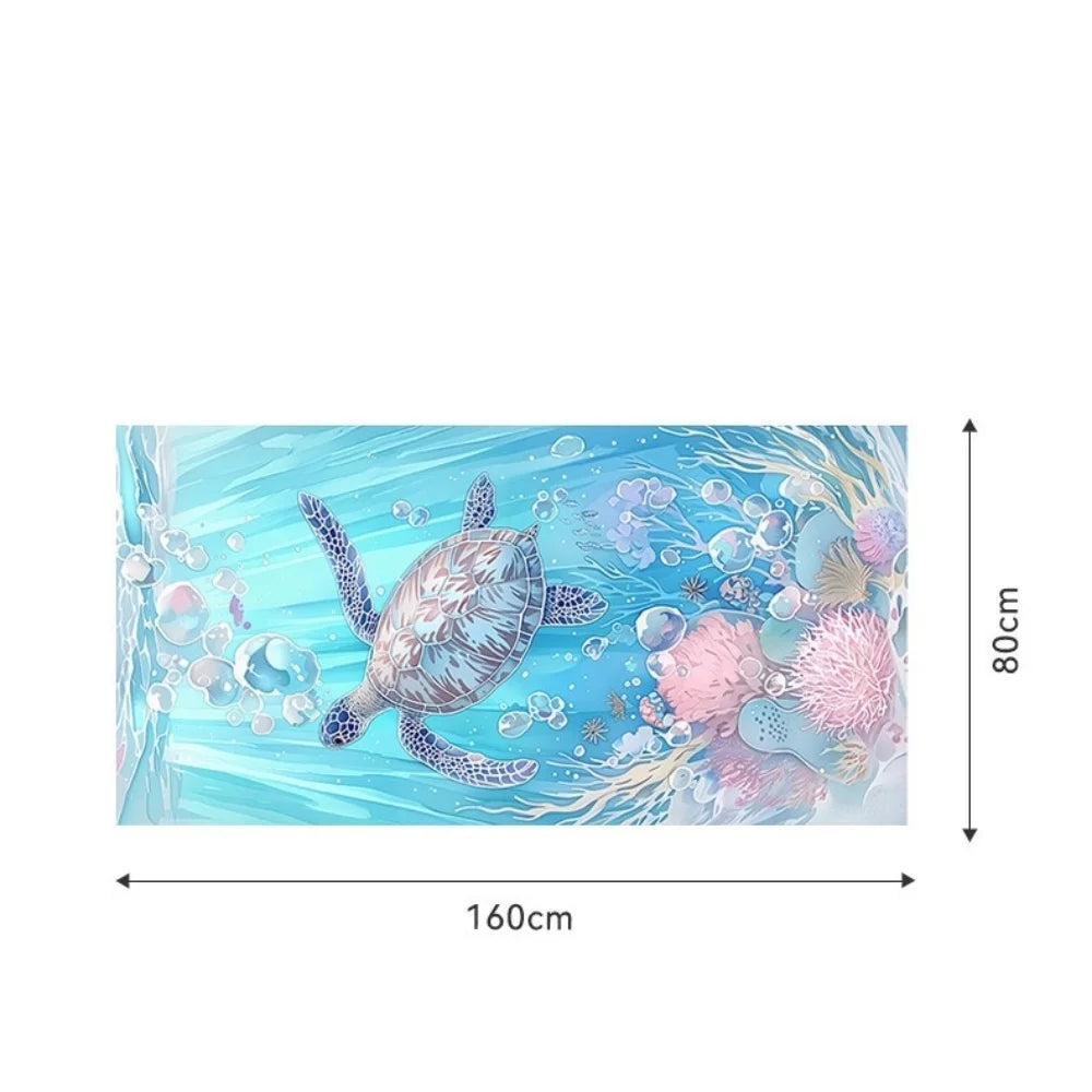 Beach Towel Lightweight Quick-drying Absorbent Soft Foldable Backpack Zpaxo