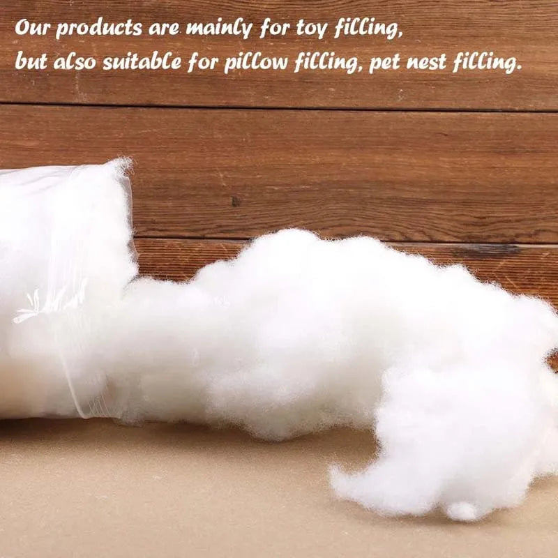 100/200g/7.05oz Polyester Fiber Fill, Stuffing Pillow Filling Stuffing Cushion Filling,Stuffing for Stuffed Animals/DIY Crafts Zpaxo