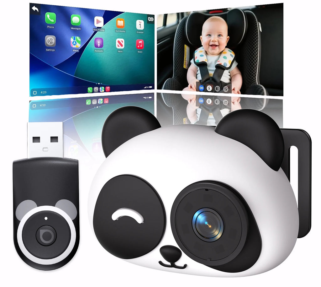 Cabin Care Car Camera For Baby Wireless CarPlay Adapter 1080P Baby Car Camera 150° Wide Angle Real Time Seat Monitor For 98% Car Zpaxo