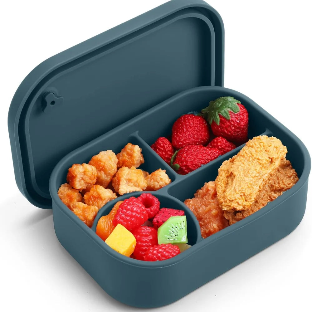 Silicone Lunch Box Reusable Container Suitable Adults Safe Use Zpaxo