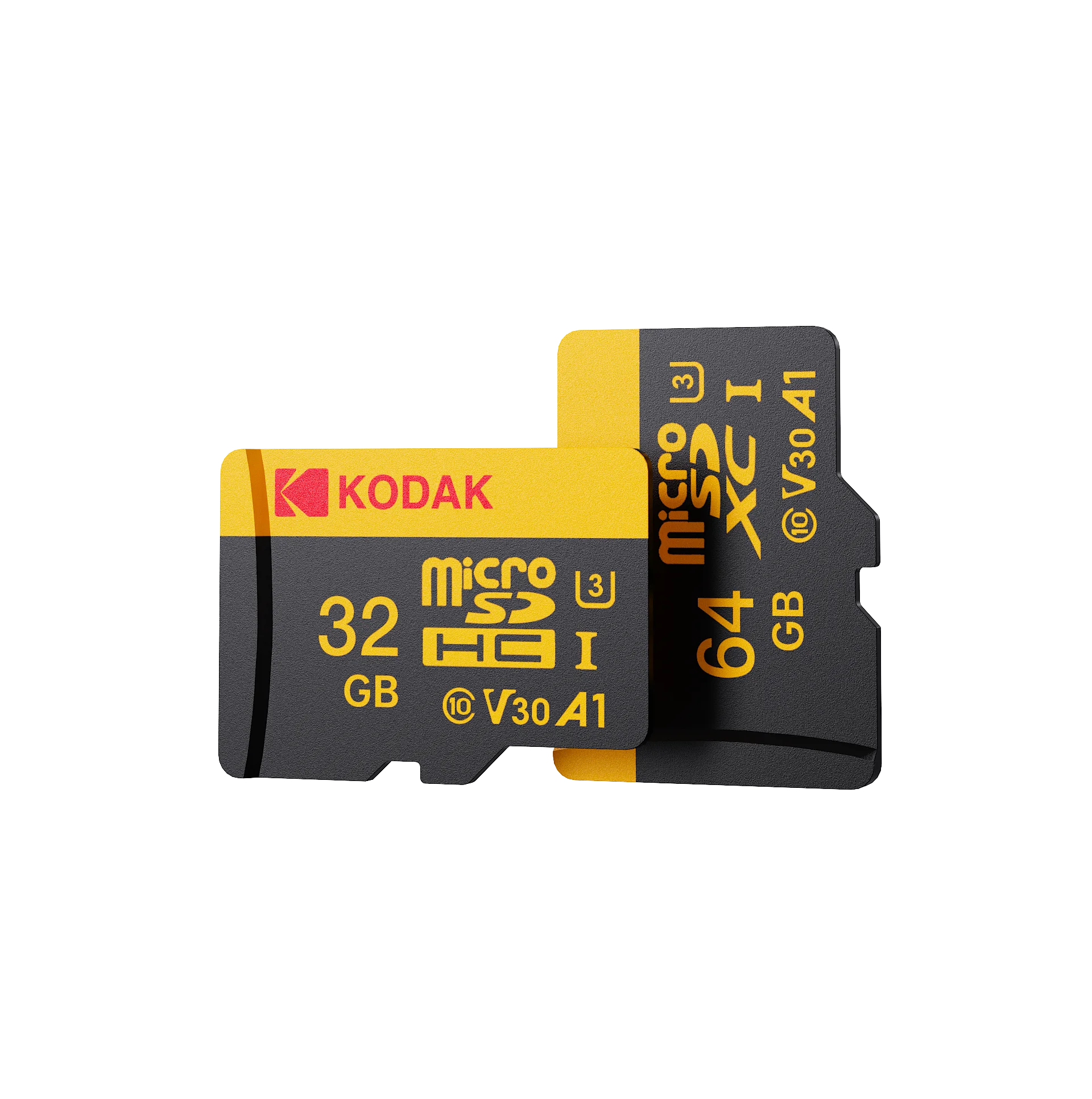 KODAK Micro SD Card 128GB 64GB 32GB 16GB Class 10 U3 100MB/s TF Memory Card + SD Adapter for 4K Video Drone Phone Zpaxo