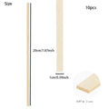 10-Pack Wooden Flat Sticks for DIY Crafts & Model Building Wood Craft Sticks Zpaxo 10pcs
