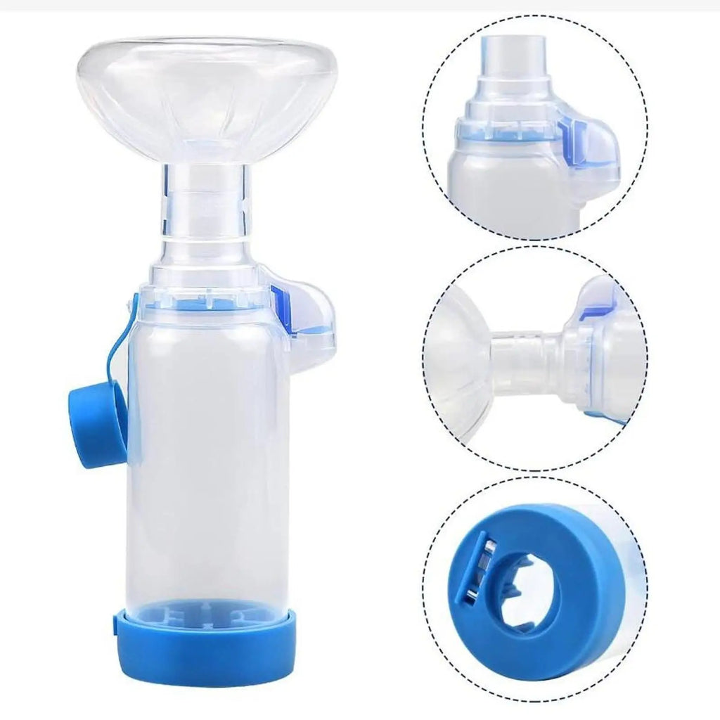 Pet Inhaler Spacer Chamber for Small Dog Pets Portable Travel Cats Use Nebulizador Inhaler Mask Animal Breathing Apparatus Zpaxo