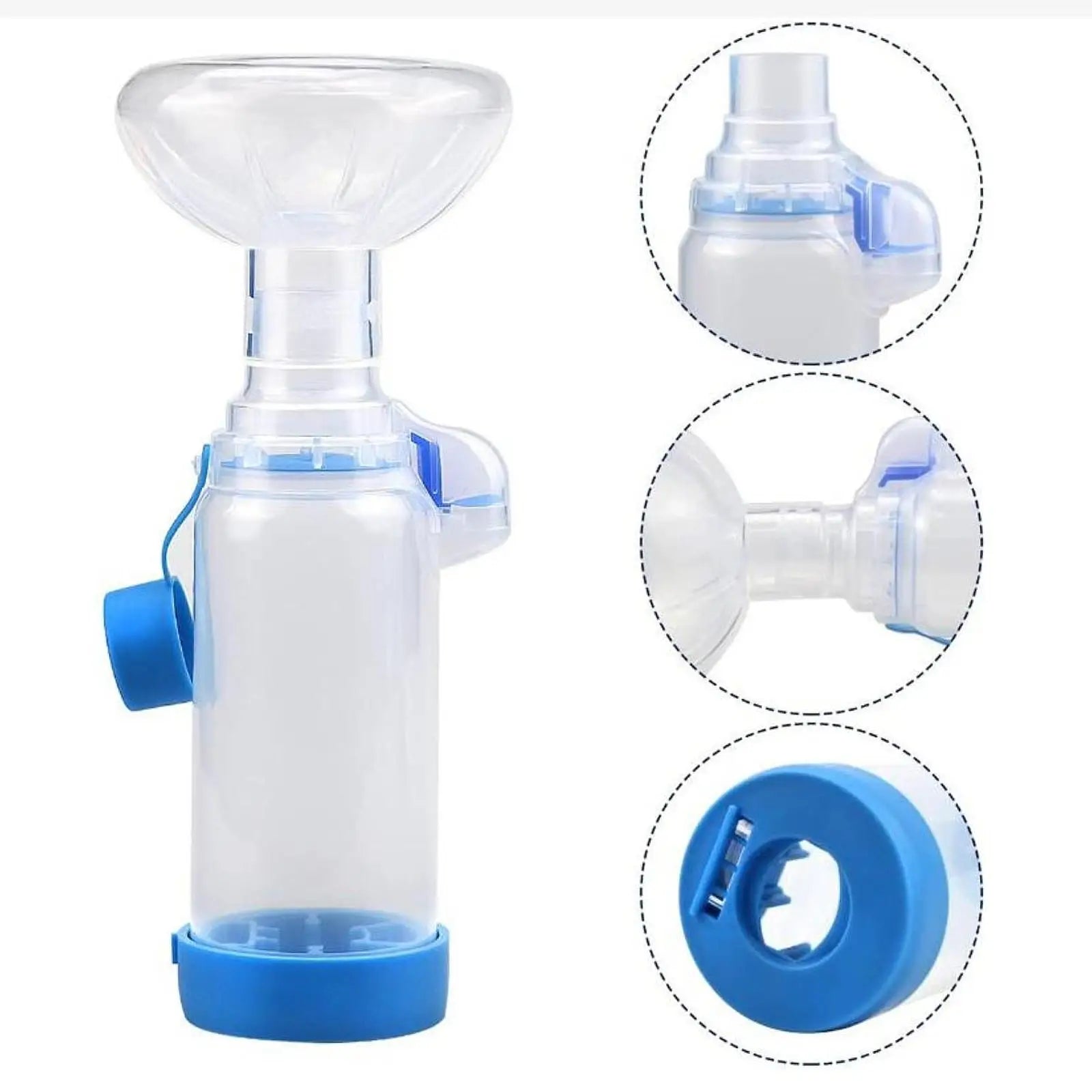 Pet Inhaler Spacer Chamber for Small Dog Pets Portable Travel Cats Use Nebulizador Inhaler Mask Animal Breathing Apparatus Zpaxo