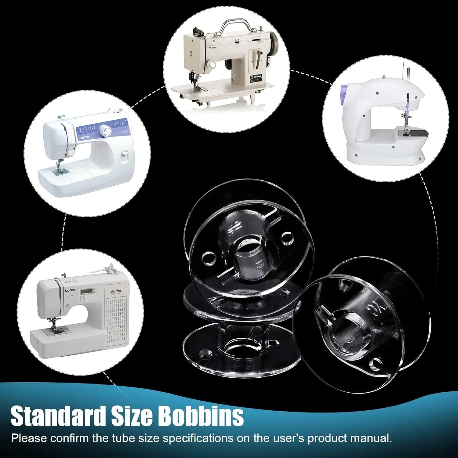 36-Grid Clear Bobbin & Thread Spool Storage Organizer Case Bobbin Storage Organizer Zpaxo