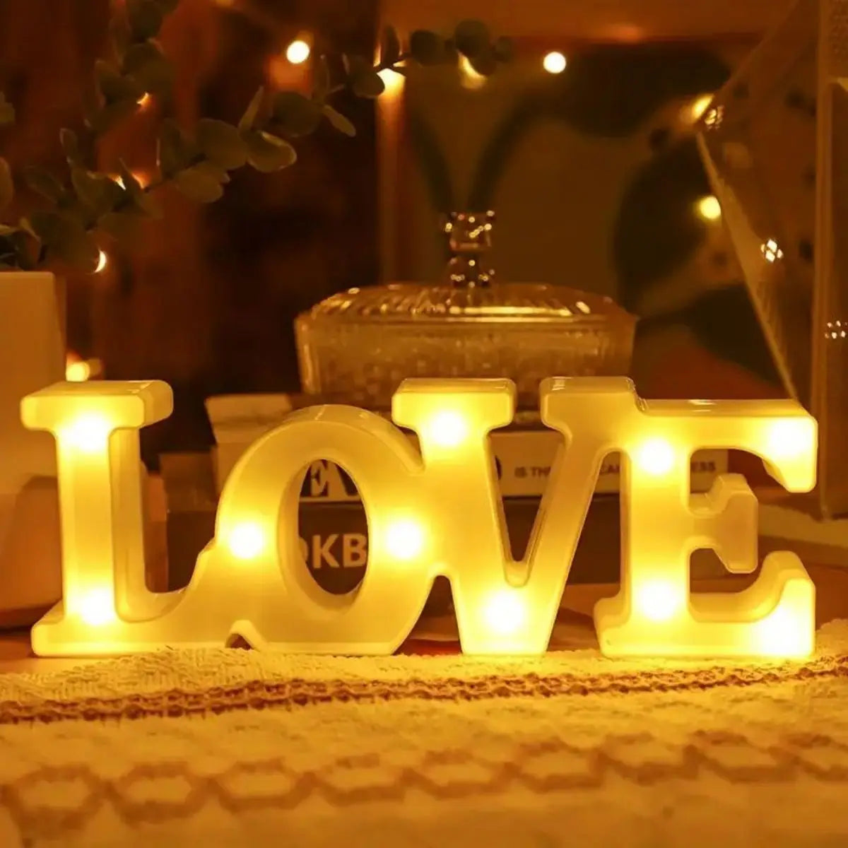 LED Decorative Letter LOVE Wedding Birthday Decoration Light Zpaxo