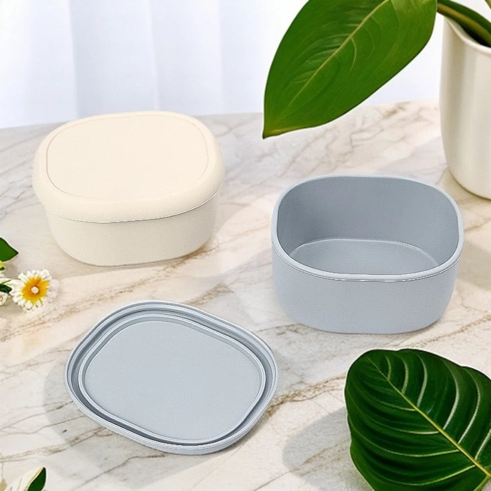 Reusable silicone containers - Large silicone food storage containers, BPA-free, airtight, dishwasher and refrigerator safe Zpaxo