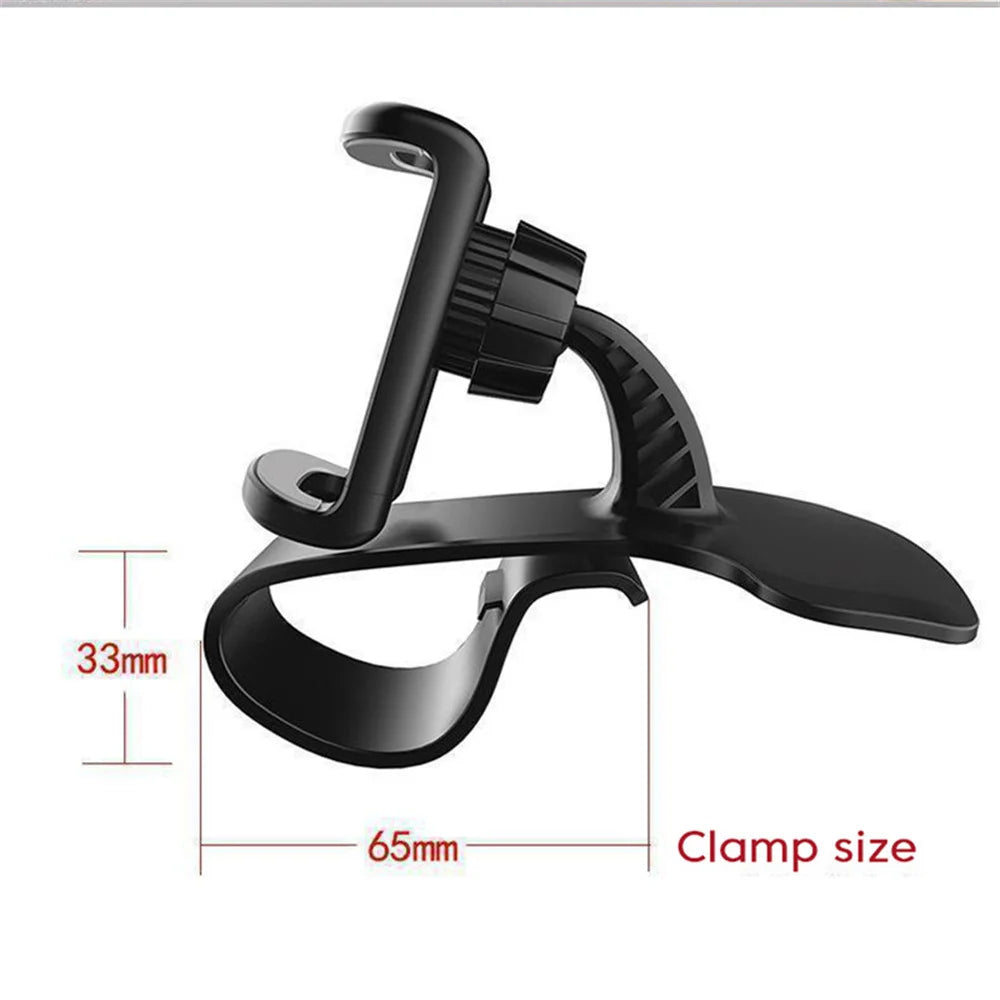 360° Car Phone Holder – Universal Dashboard Clip Mount Stand Car Phone Mount Zpaxo