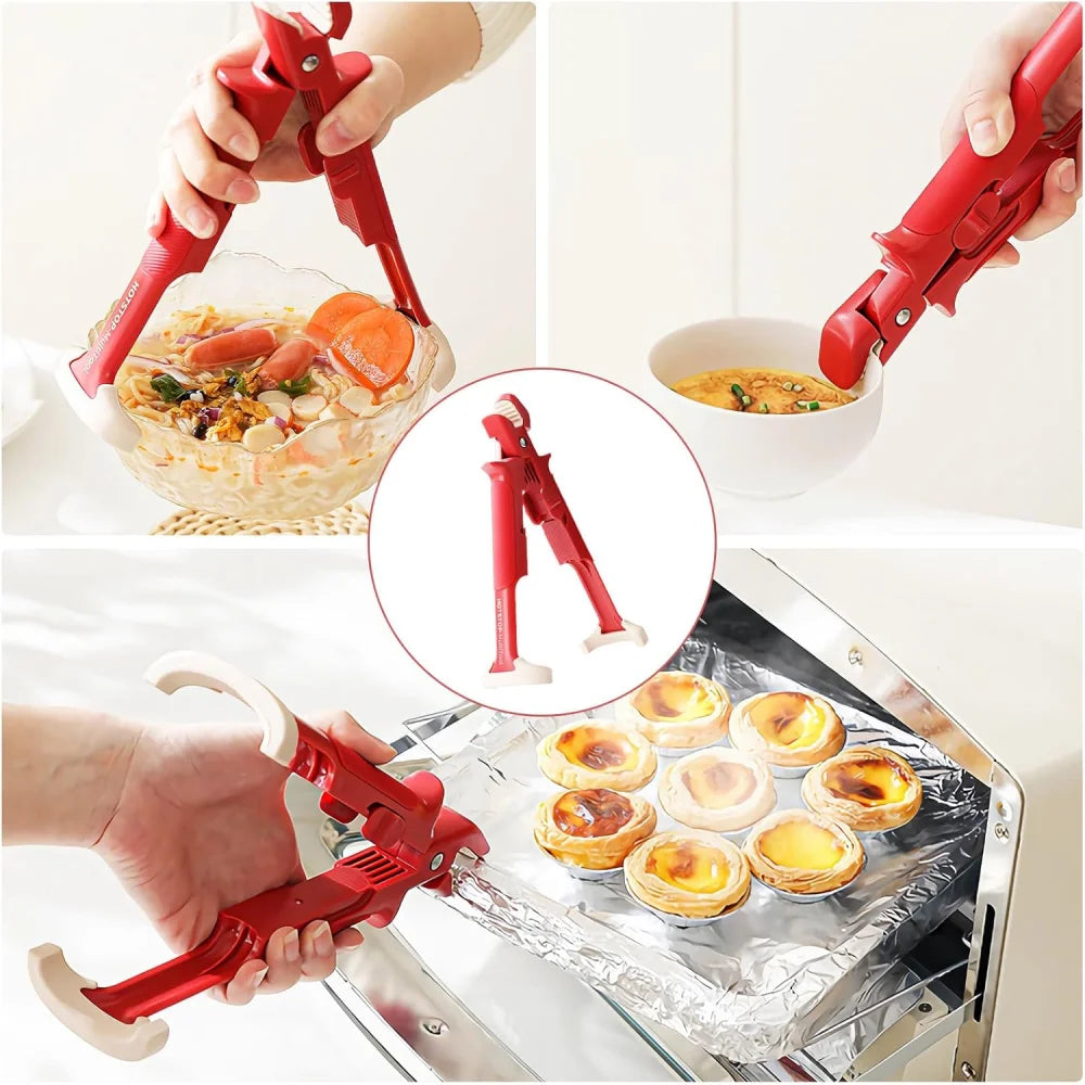 Two-in-one Anti-scald Dish Holder Anti-slip Handle Can Hold Dishes Zpaxo