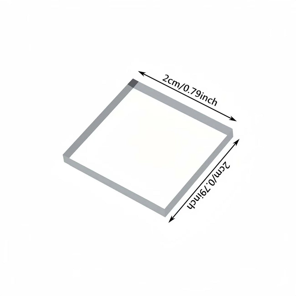 100-Pack 2cm Acrylic Square Mirror Tiles – Mosaic Craft Stickers Mosaic Mirror Tiles Zpaxo