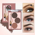 Three-color eyebrow pink women's waterproof and sweat-proof long-lasting three-color plate women's waterproof natural contouring Zpaxo 01