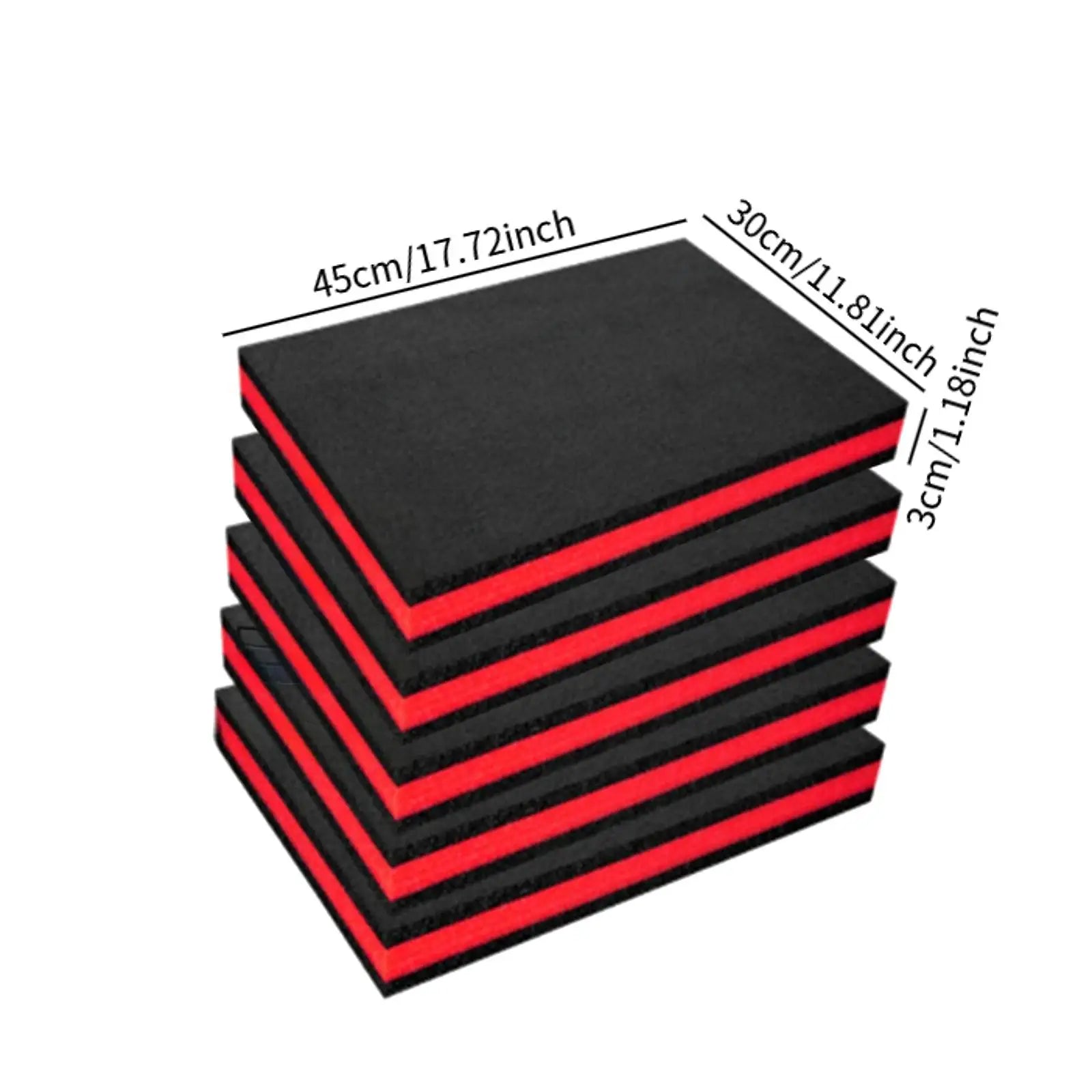 5PCS Tool Box Foam Inserts Tool Shadow Foams Inserts for Toolbox Hard Case Cases Tool Box Liner Organizer for Tabletop Miniature Zpaxo 5PCS 45x30x3cm