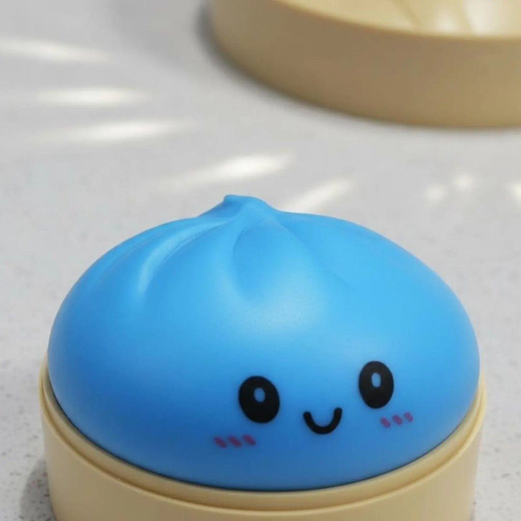 Dumpling Stress Ball with Steamer Case – Baozi Fidget Toy Fidget Stress Toy Zpaxo