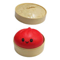 Dumpling Ball Squeeze Fidget Toy – Cute Bun Stress Relief Gift Squeeze Fidget Toy Zpaxo Red