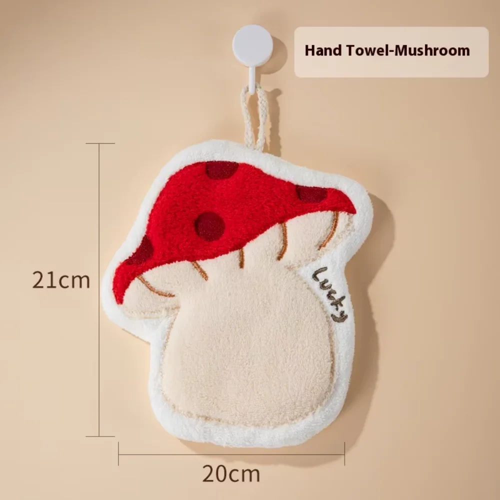 Cute Kitchen Towels Thick Absorbent Durable Hand Washing Perfect Zpaxo red