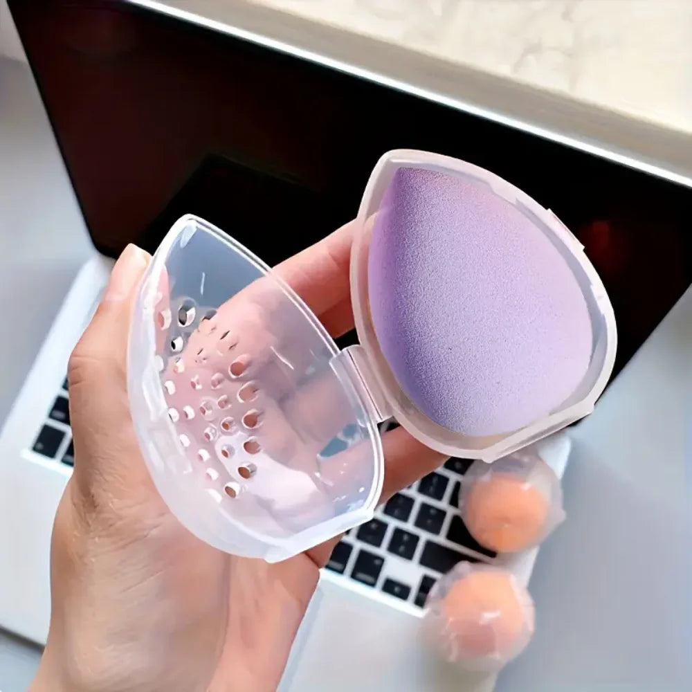 Beauty Egg Storage Box Makeup Sponge Used Drying Storing Cosmetics Zpaxo