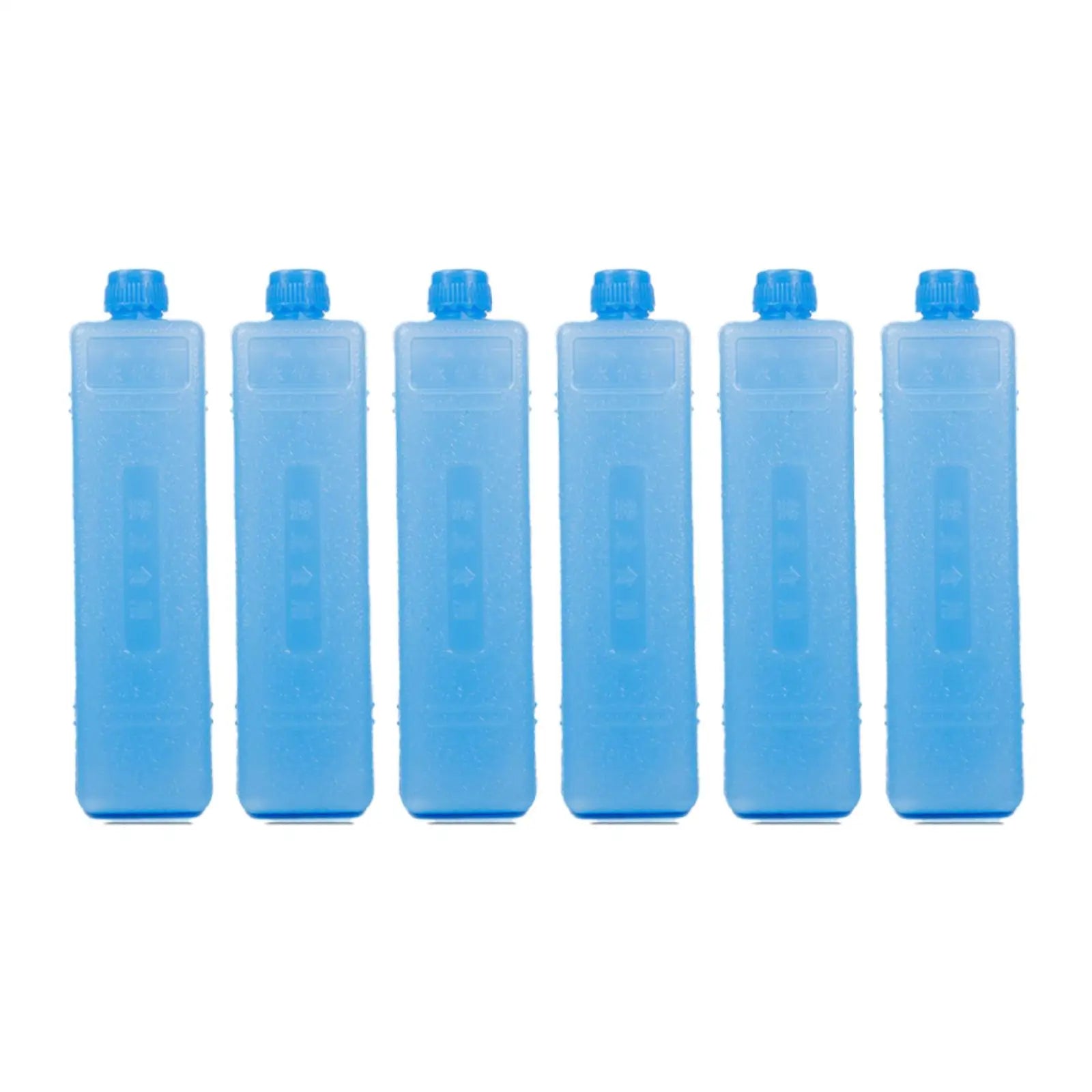 6 Pieces Reusable Ice Packs for Food Drink Cooling Ice Blocks for Hiking Picnic Beach travel ice freezer blocks Ice Brick Packs Zpaxo 6PCS 16cmx4cm