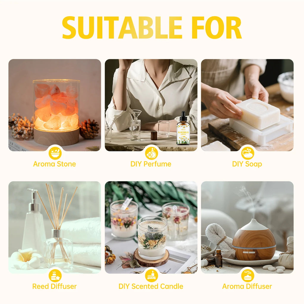 Narcissus Essential Oil Suitable Use Diffusers Humidifiers Can Also Zpaxo
