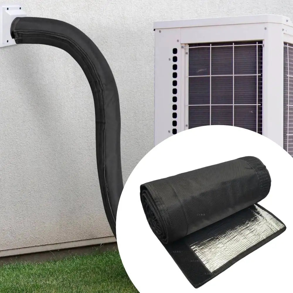 Heating and Cooling Pipe Insulation Cover for Air Conditioning Line Set High Temperature Resistant Insulation Wrap Waterproof Zpaxo