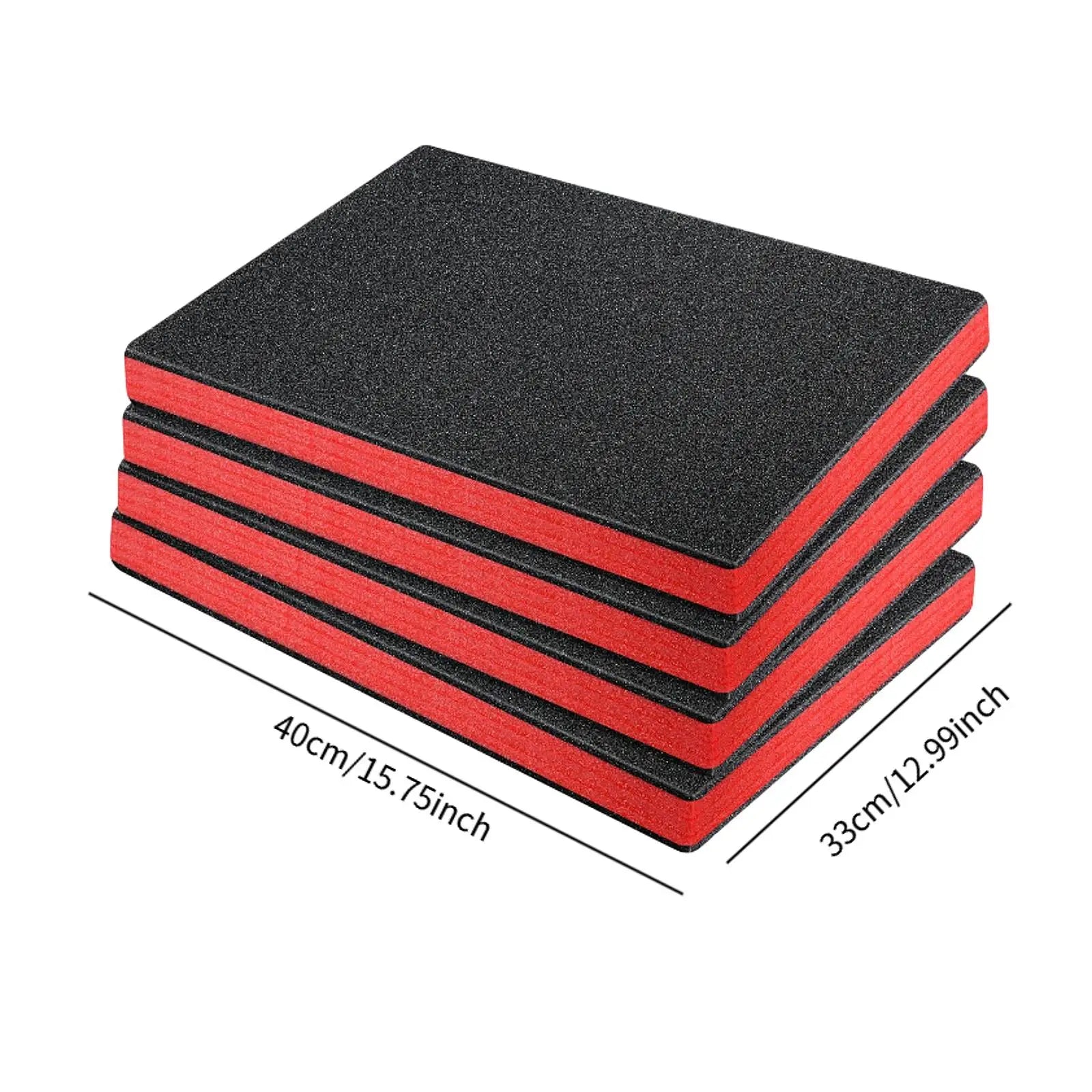5PCS Tool Box Foam Inserts Tool Shadow Foams Inserts for Toolbox Hard Case Cases Tool Box Liner Organizer for Tabletop Miniature Zpaxo 4PCS 40cmx33cmx2.5cm
