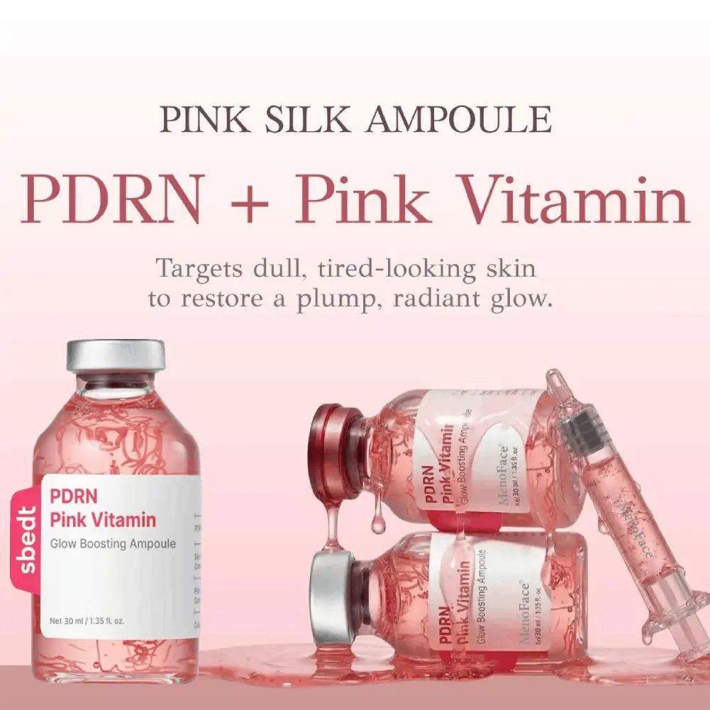 Collagen Peptide Pink PDRN Vitamin Brightening Essence Ampoule Set Brightening Face Serum Zpaxo