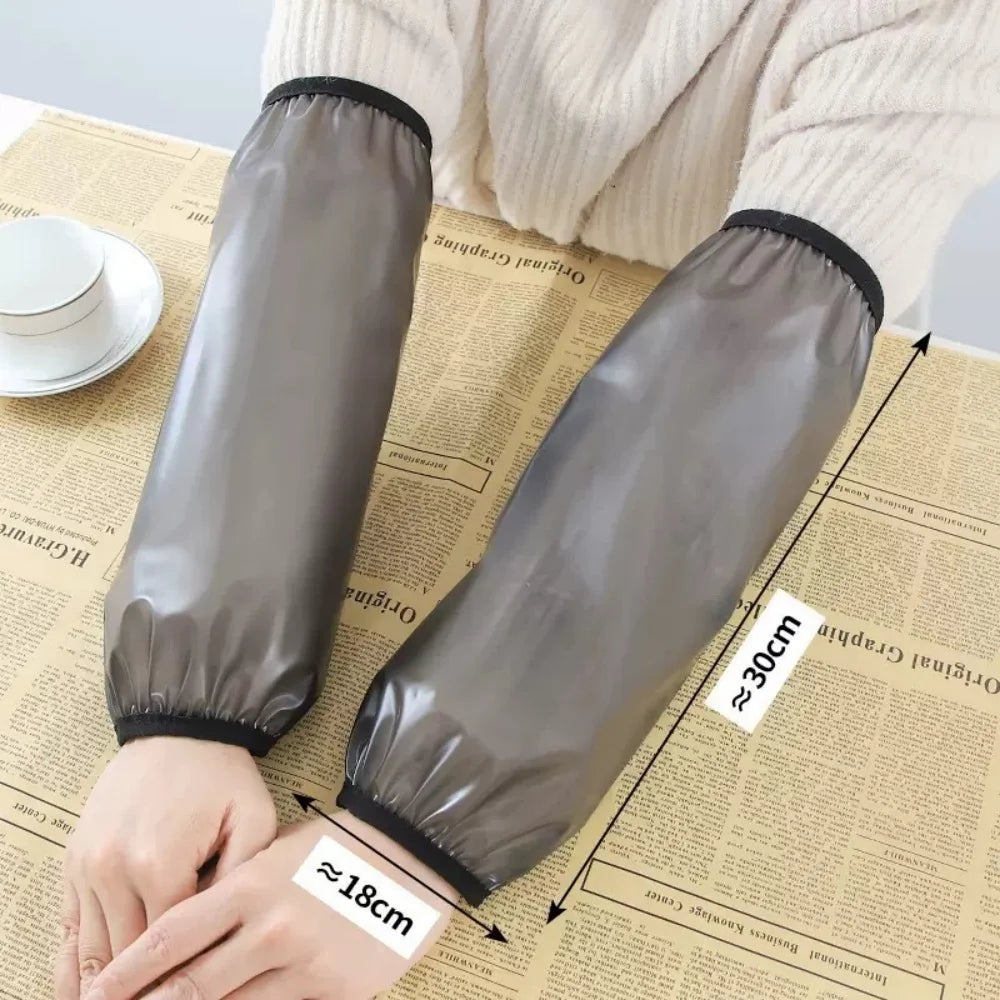 Pair Waterproof Sleeves Suitable Both Men Women Resistant Oil Stains Zpaxo