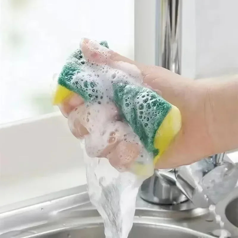Double-Sided Sponge Scourers – Kitchen Scrub Pads (5-30 Pack) Kitchen Scrub Sponge Zpaxo