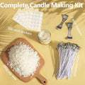 Soy Candle Making Kit – 200g Wax, 50 Wicks & Accessories Candle Making Kit Zpaxo set