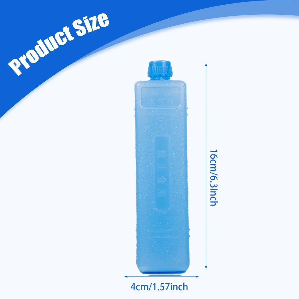 6 Pieces Reusable Ice Packs for Food Drink Cooling Ice Blocks for Hiking Picnic Beach travel ice freezer blocks Ice Brick Packs Zpaxo