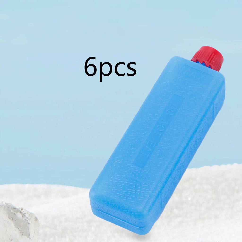 6-12PCS Ice Blocks Reusable Rectangular Ice Pack Freezer Packs for outdoor camping, picnics, barbecues, travel Cooling Ice Pack Zpaxo