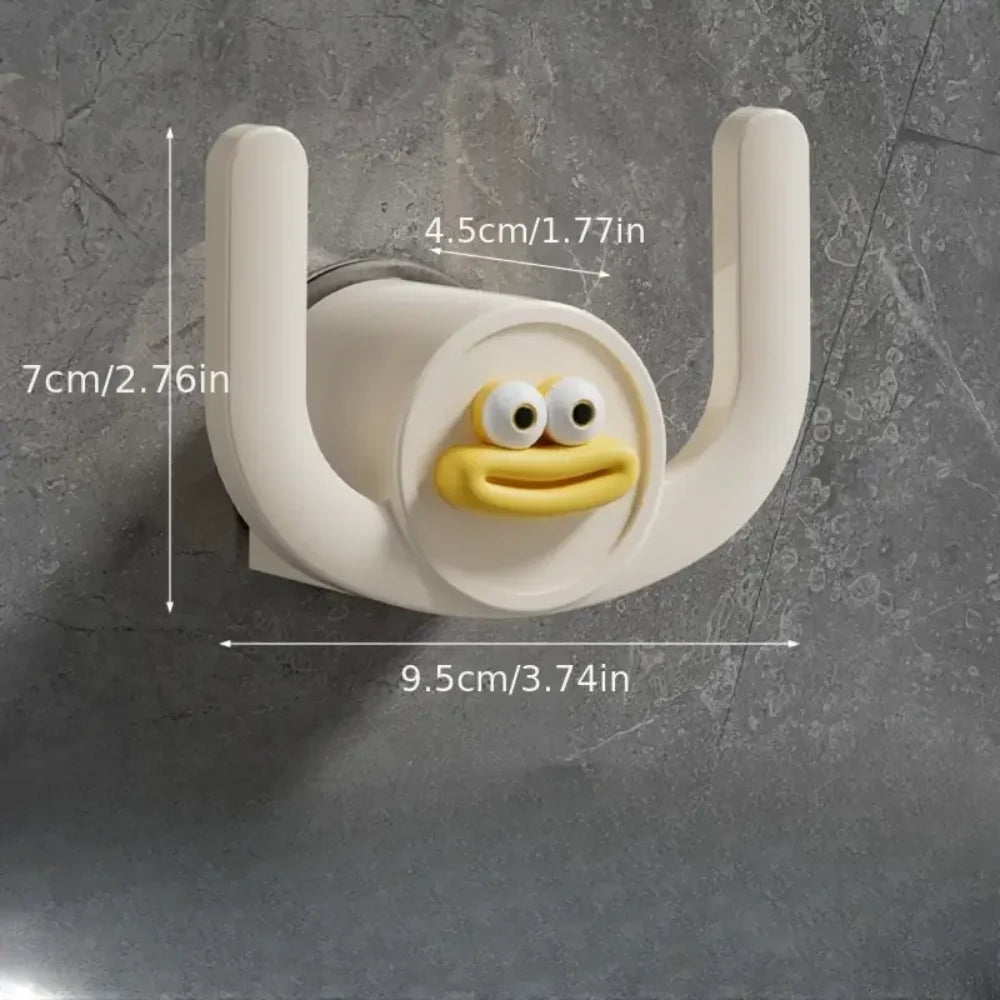 Cartoon Slippers Rack Shower Storage Organization Shoe Drainage Zpaxo white 2PCS