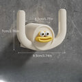 Cartoon Slippers Rack Shower Storage Organization Shoe Drainage Zpaxo white 2PCS