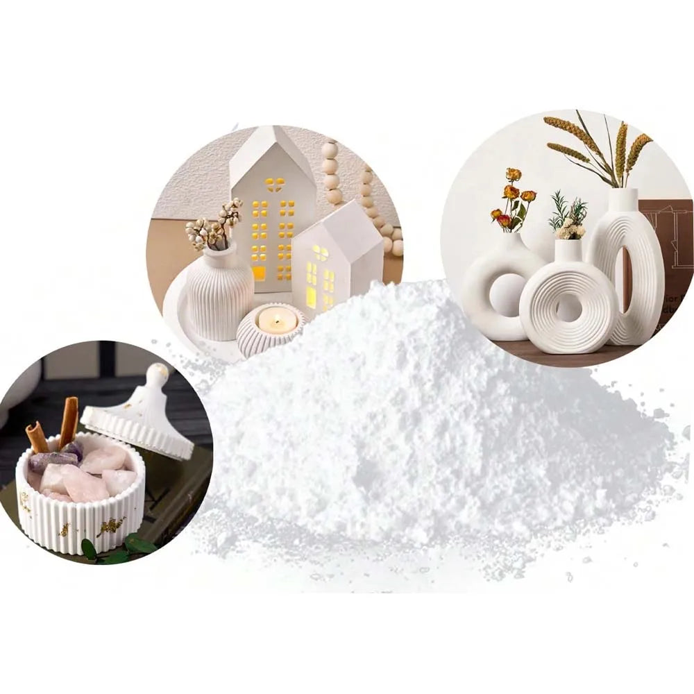 High Density White Gypsum Powder – DIY Plaster Casting Crafts Craft Casting Powder Zpaxo