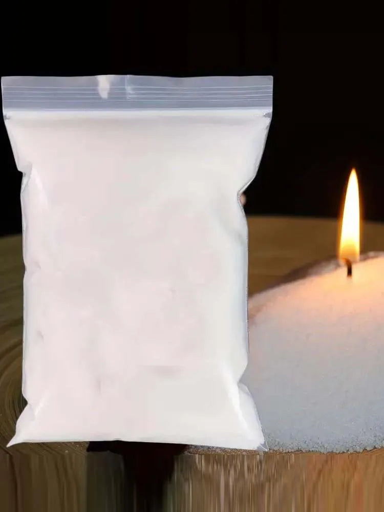White Granular Pearl Wax – DIY Candle & Sand Art Making Candle Making Wax Zpaxo 200G