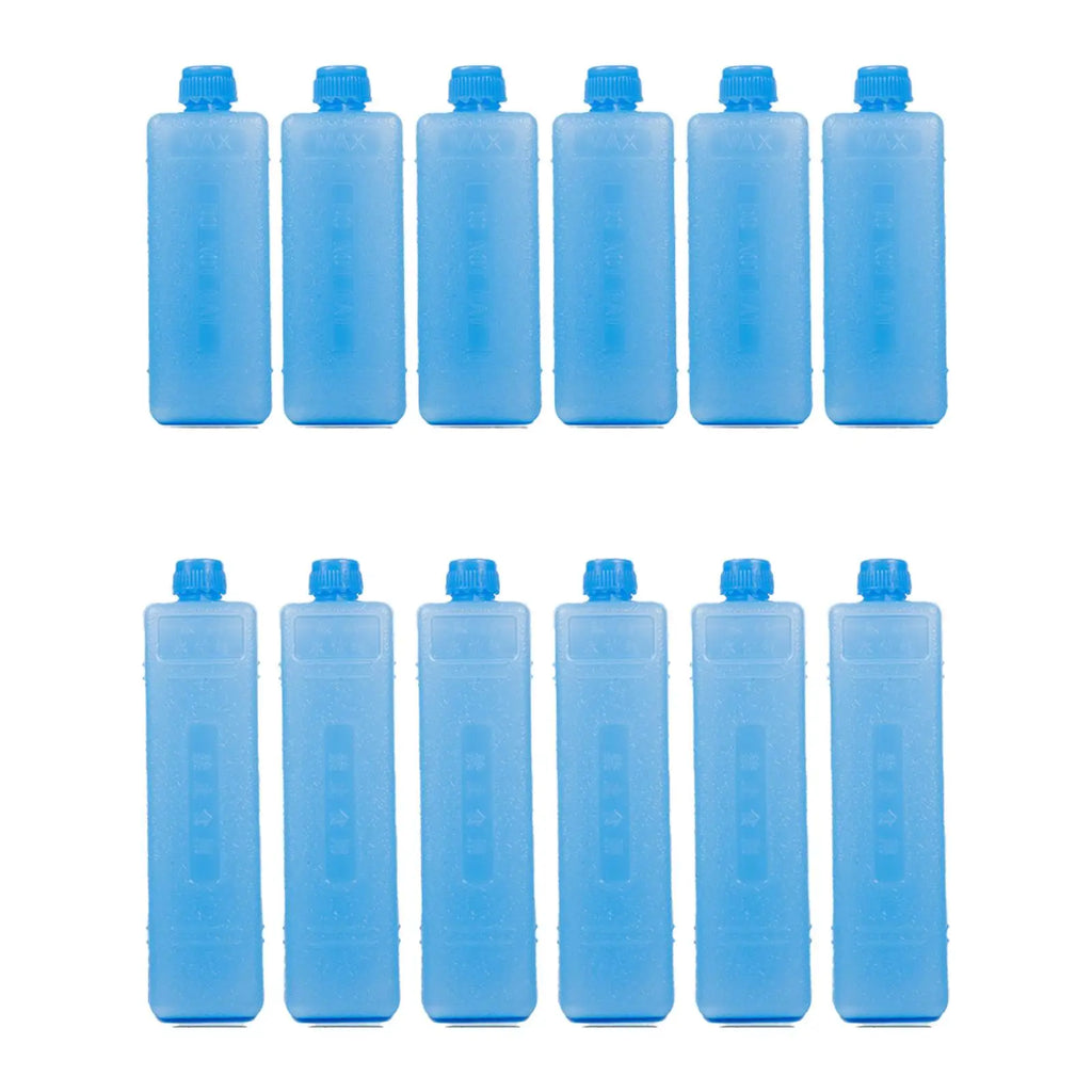6 Pieces Reusable Ice Packs for Food Drink Cooling Ice Blocks for Hiking Picnic Beach travel ice freezer blocks Ice Brick Packs Zpaxo 12PCS 16cmx4cm