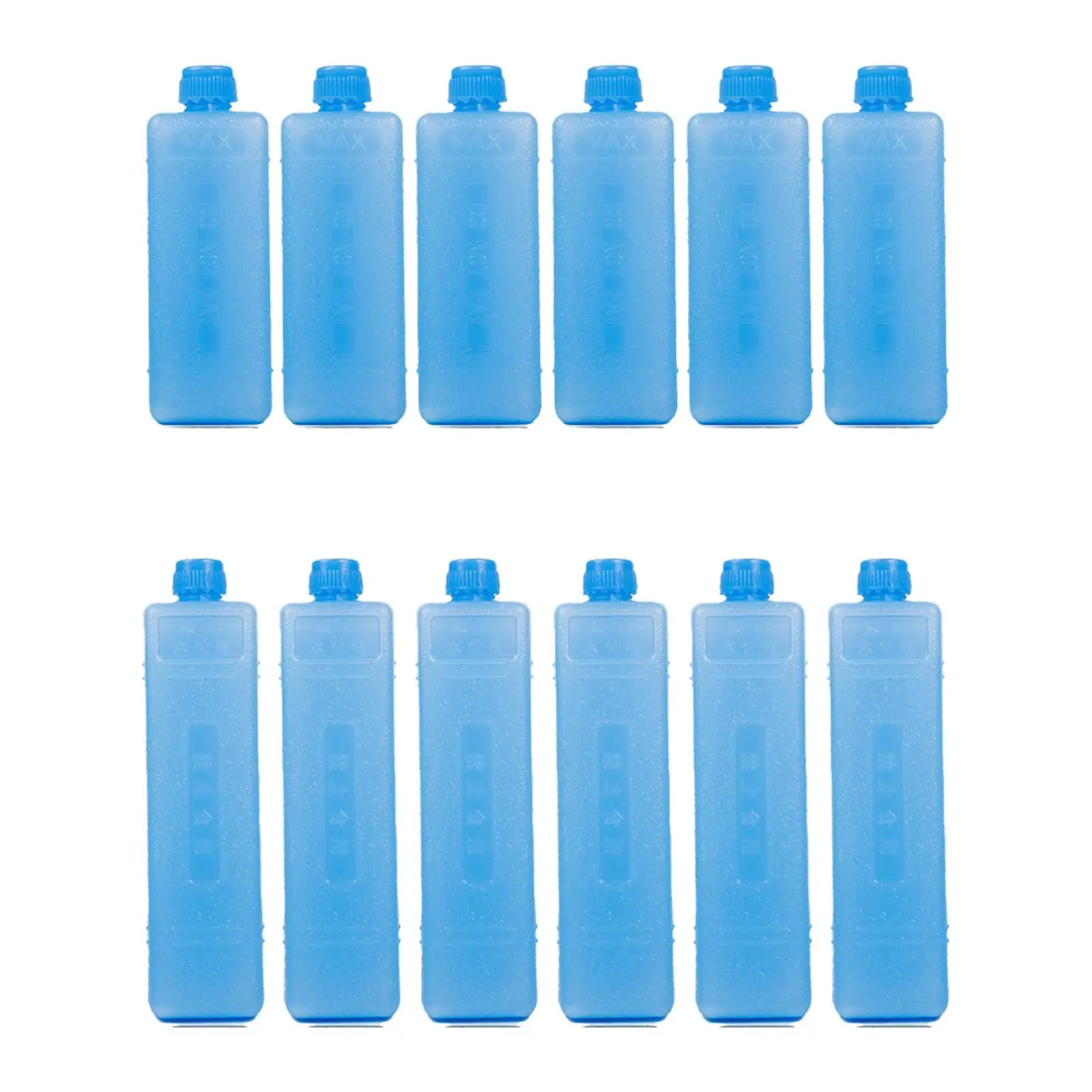 6-12PCS Ice Blocks Reusable Rectangular Ice Pack Freezer Packs for outdoor camping, picnics, barbecues, travel Cooling Ice Pack Zpaxo 12PCS 16x4cm