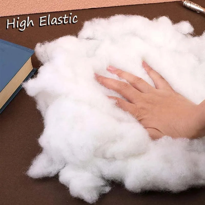 100/200g/7.05oz Polyester Fiber Fill, Stuffing Pillow Filling Stuffing Cushion Filling,Stuffing for Stuffed Animals/DIY Crafts Zpaxo