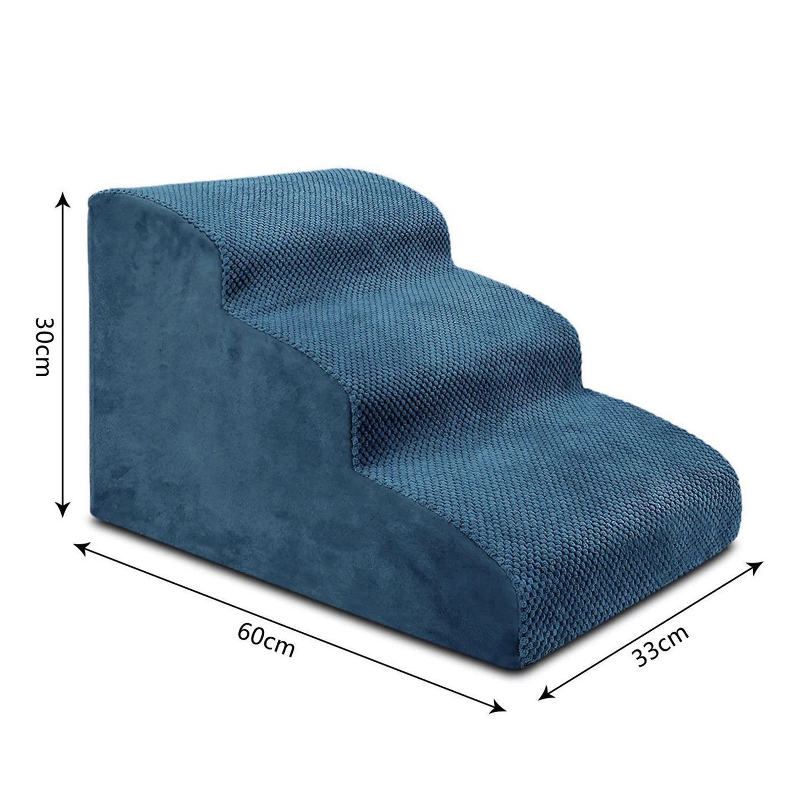 Pet Dog Ladder Pet Stairs Couch Cat Ramp High Bed Cat Rabbits Small Large Dogs Nonslip Washable Kitty Kitten Bedding Cat Stair Zpaxo Blue
