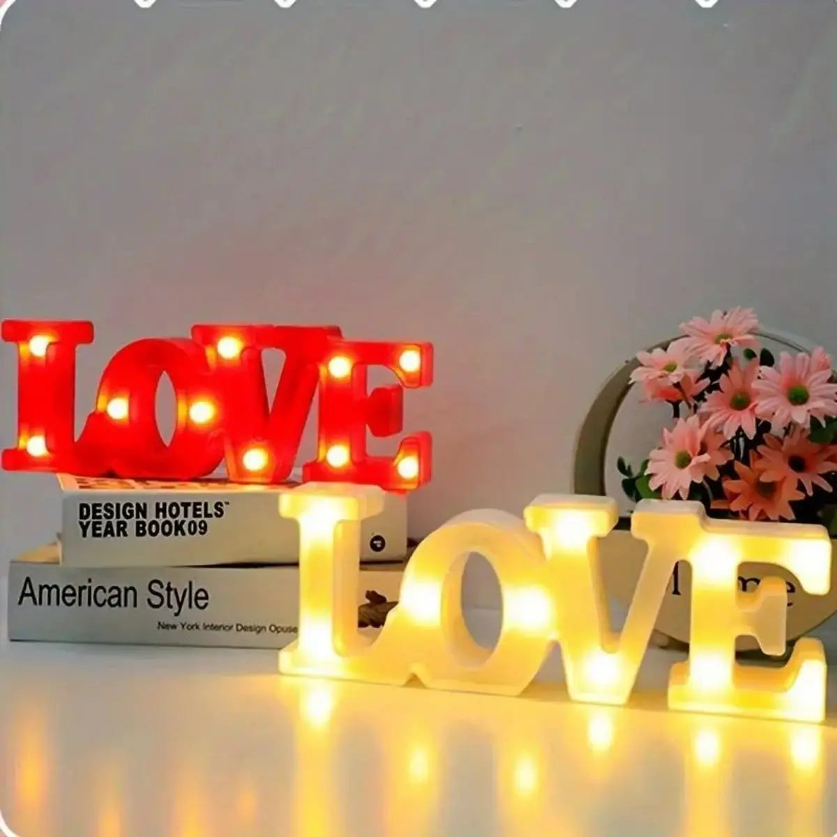 LED Decorative Letter LOVE Wedding Birthday Decoration Light Zpaxo