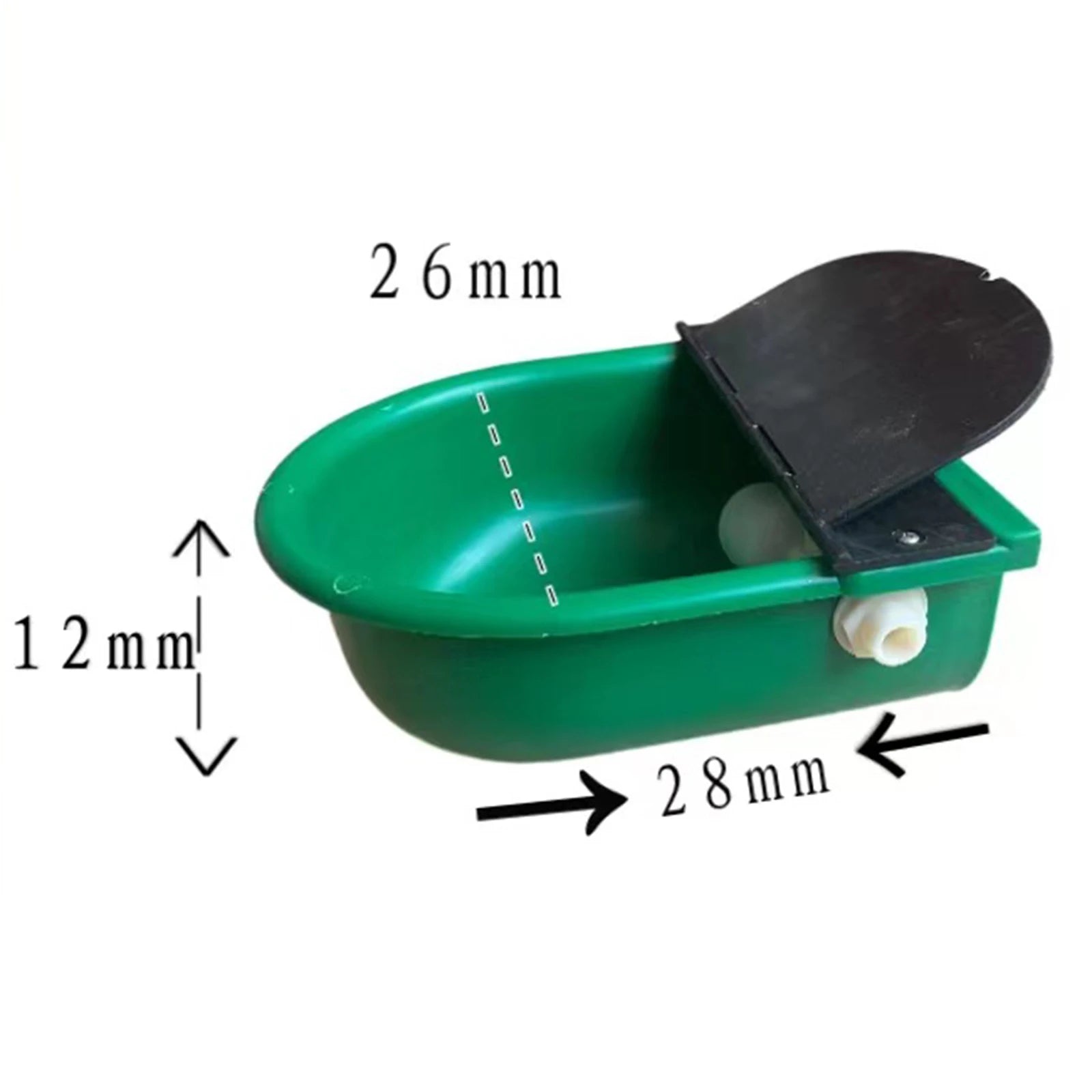 Automatic Water Bowl Cow Sheep Drinking Water Bowl Farm Animals Water Feeder for Piglet Goats Calves Cattle Dog Wateing Tool Zpaxo 28cmx26cm