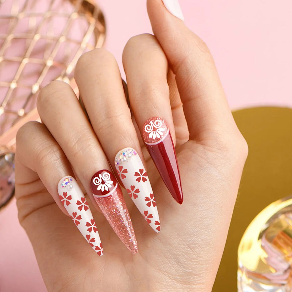 44/56 PCS Nails Art Stamp Pen Set, Containing 36/48 Kinds Of Nail Stamp Patterns, One Stamp Pen, One Brush Pen Zpaxo
