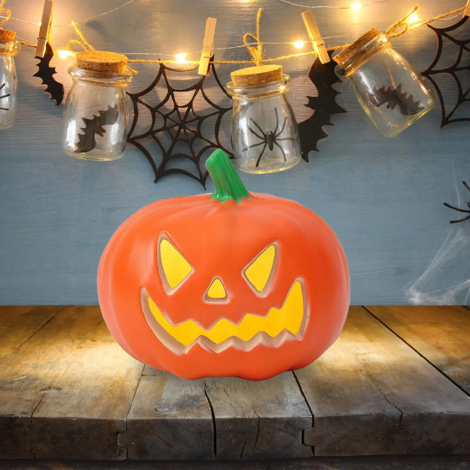 Halloween Pumpkin LED Light Lantern – Spooky Home Decor Halloween LED Lantern Zpaxo