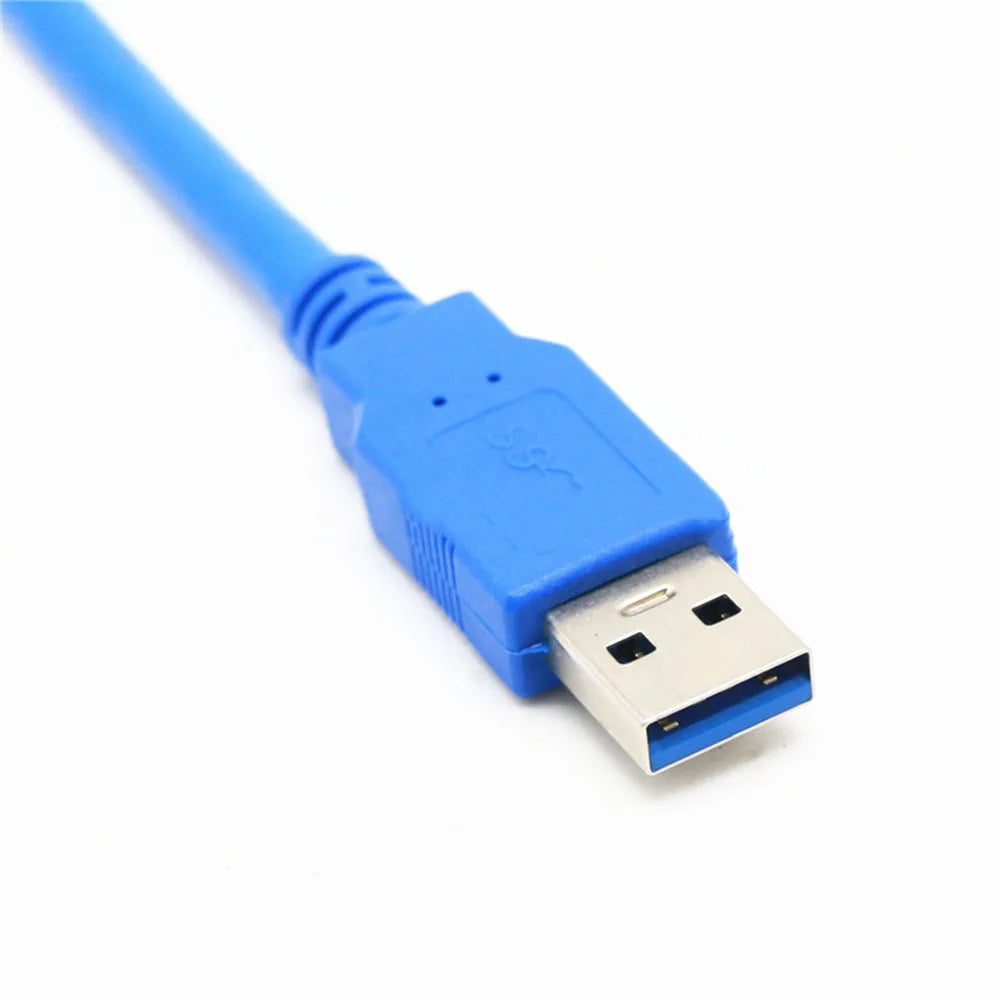 USB3. 0 Male To Male Copper Core Data Cable 5Gbps Fast Transmission High-speed Mobile Hard Disk Radiator Set-top Box Data Cable Zpaxo