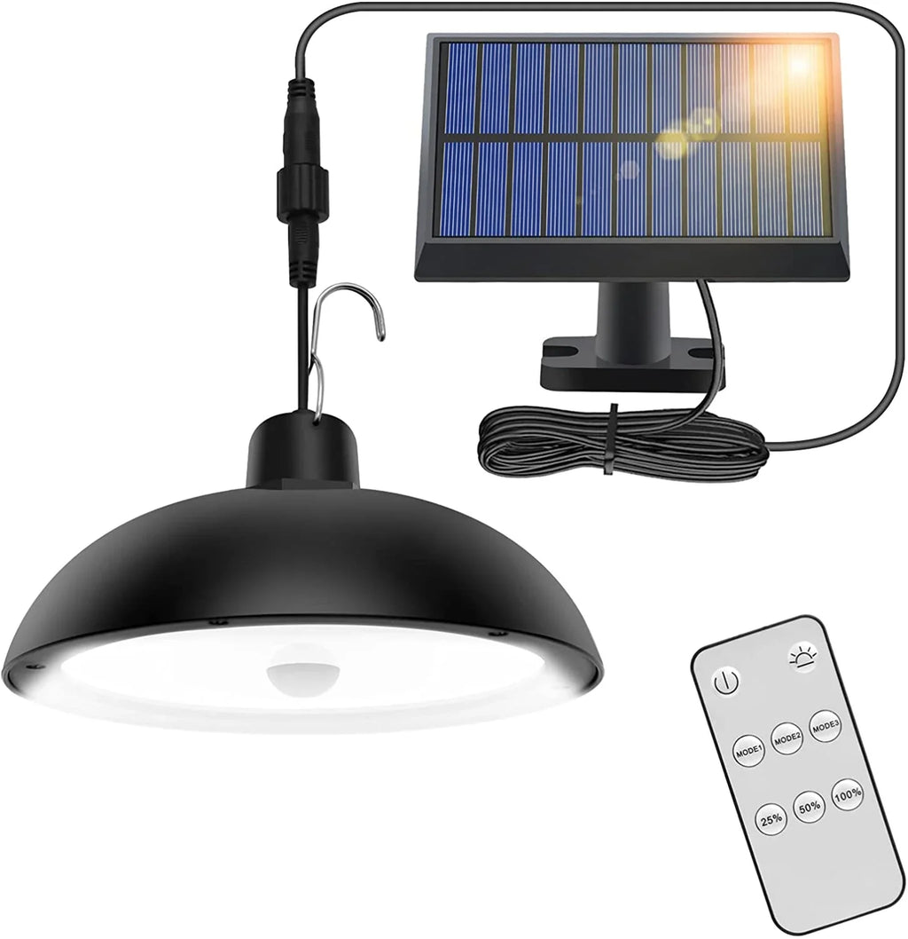 Solar Pendant Light Outdoor Split Double Head Lamp Motion Sensor Zpaxo White Single Head China Mainland
