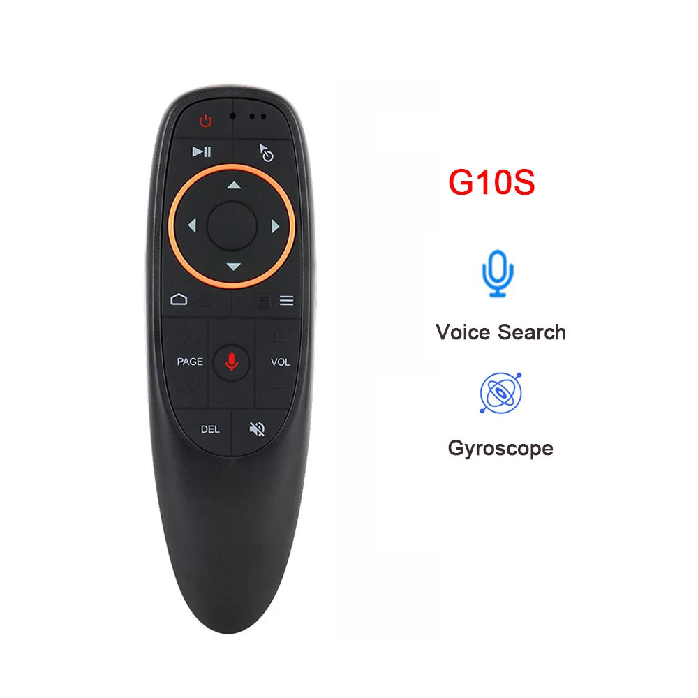 Voice Control G10s Air Mouse Support Gyro Sensing Wireless 2.4GHz Mini Remote Control For Android Tv Box With Voice Control Zpaxo G10S