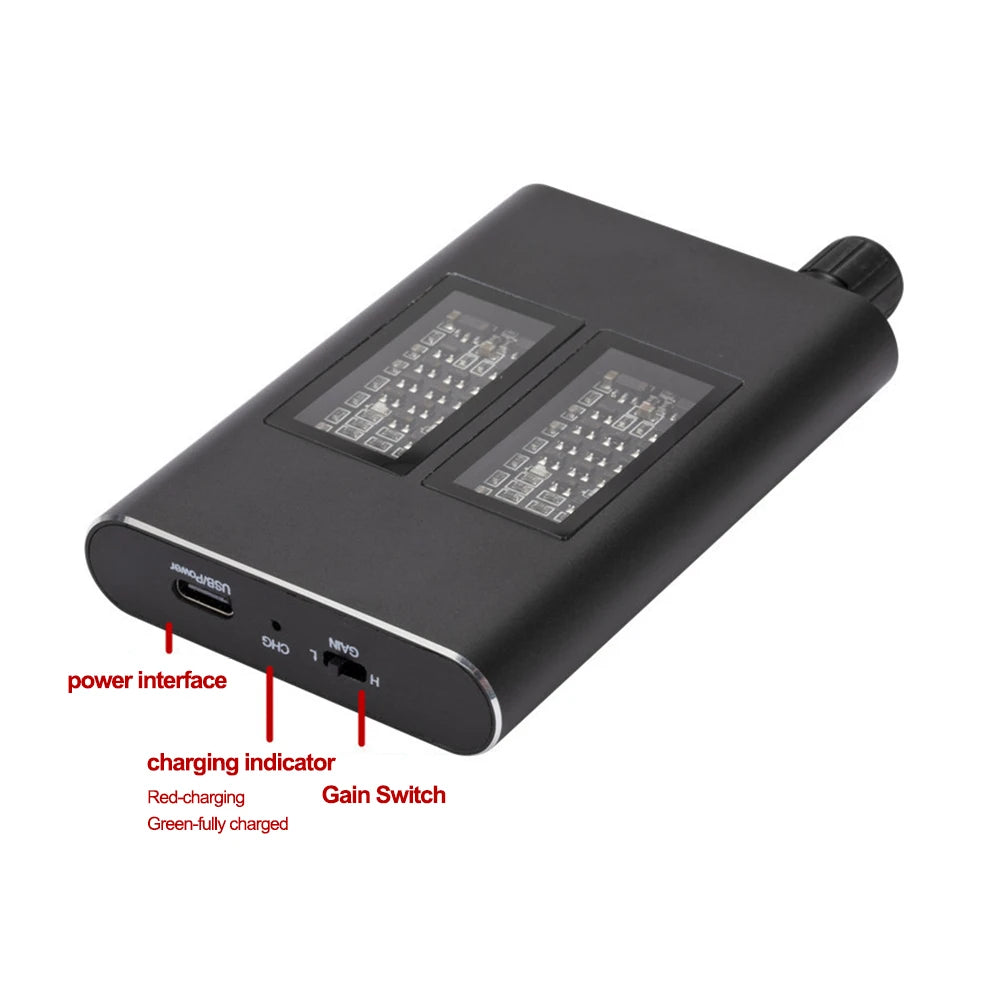 HiFi Earphone Headphone Amplifier 3.5mm Audio 1000mAH Two-Stage Gain Switch AMP Audio Cable Portable for Headphone 16-150 Ohm Zpaxo
