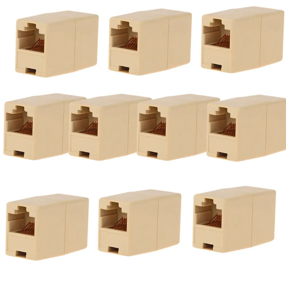 Wholesale RJ45 Female Network Ethernet LAN Connector Adapter Coupler