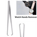 Stainless Steel Tweezer Professional Watch Hands Removal Repair Tool