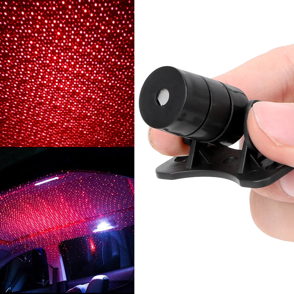 24V 12V Car USB Light LED Strip Red Starry Sky Ceiling Decorative Interior Ambient Lamp For Caravan RV Truck Trailer Accessories Zpaxo