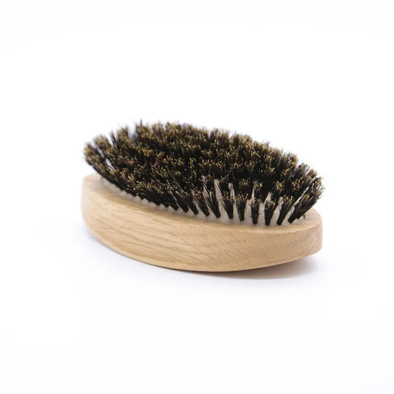 OAK Wood Hair Brush Wood Bristle Hair Brush Boar Bristle Hair Brush Vent Round Imperial Concubine Comb Single Piece Wood Brush Zpaxo boar bristle China Mainland